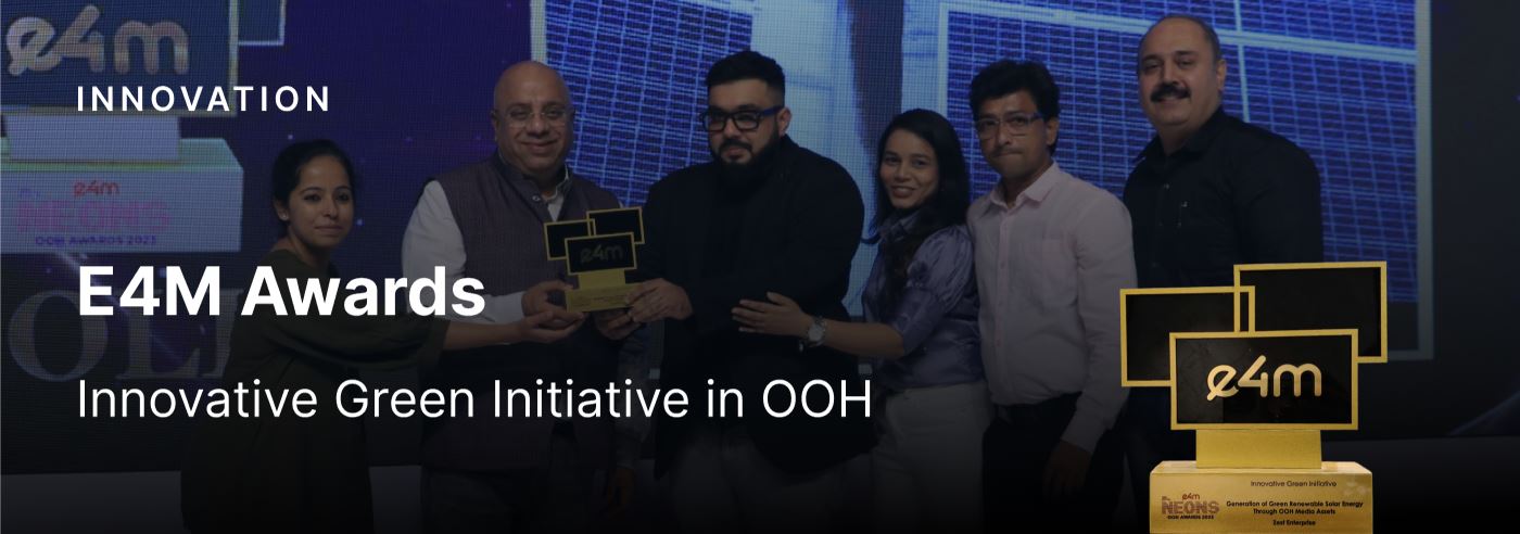 E4M Awards – Innovative Green Initiative in OOH